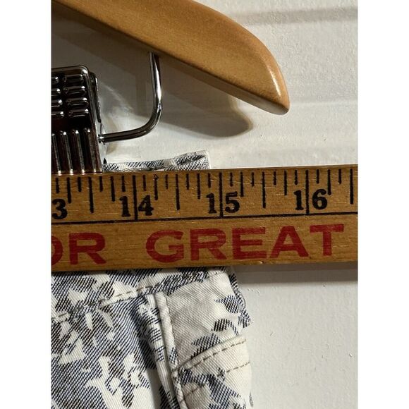 Lee Platinum Label Blue Blk White Capris Women’s 12 Medium EUC Back To School - Picture 5 of 11